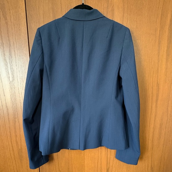 Banana Republic Navy Blue Single-Button Tailored Blazer Women’s Size 4 - Picture 4 of 5